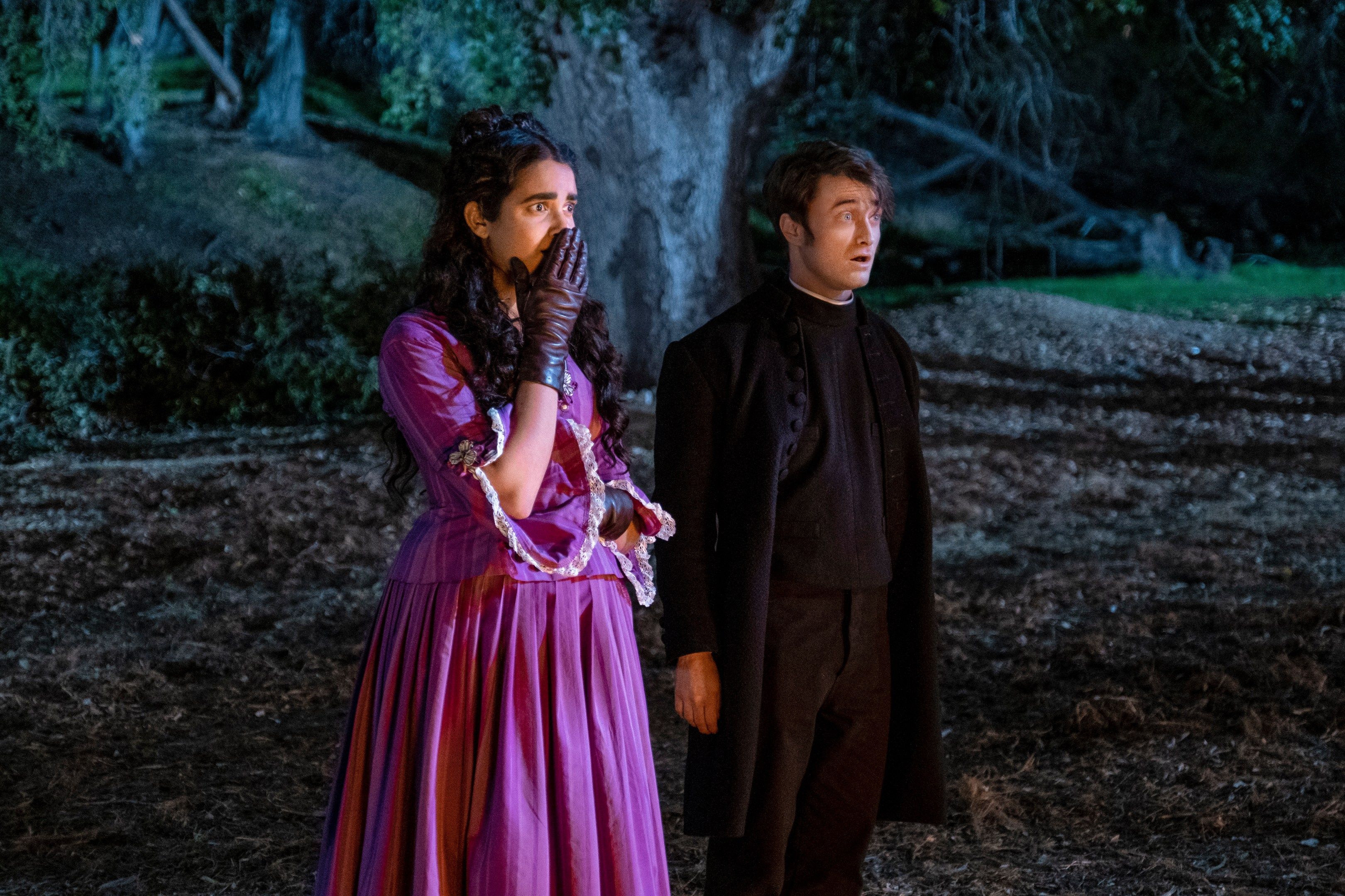 Miracle Workers-Oregon-Trail-Daniel-Radcliffe-Geraldine-Vishwanathan
