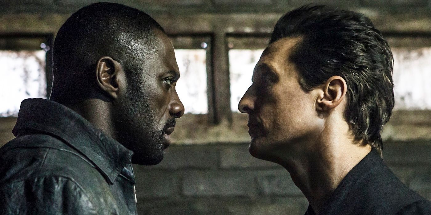 Idris Elba and Matthew McConaughey in The Dark Tower