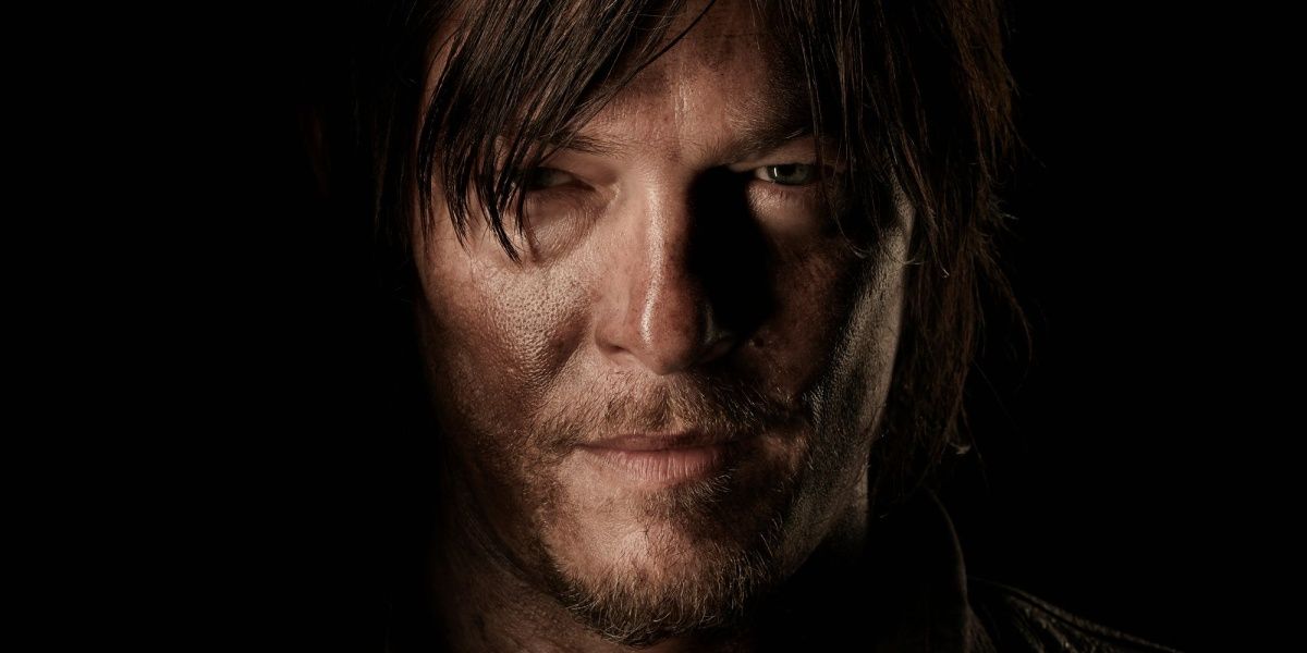 Close-up of Norman Reedus as Daryl Dixon