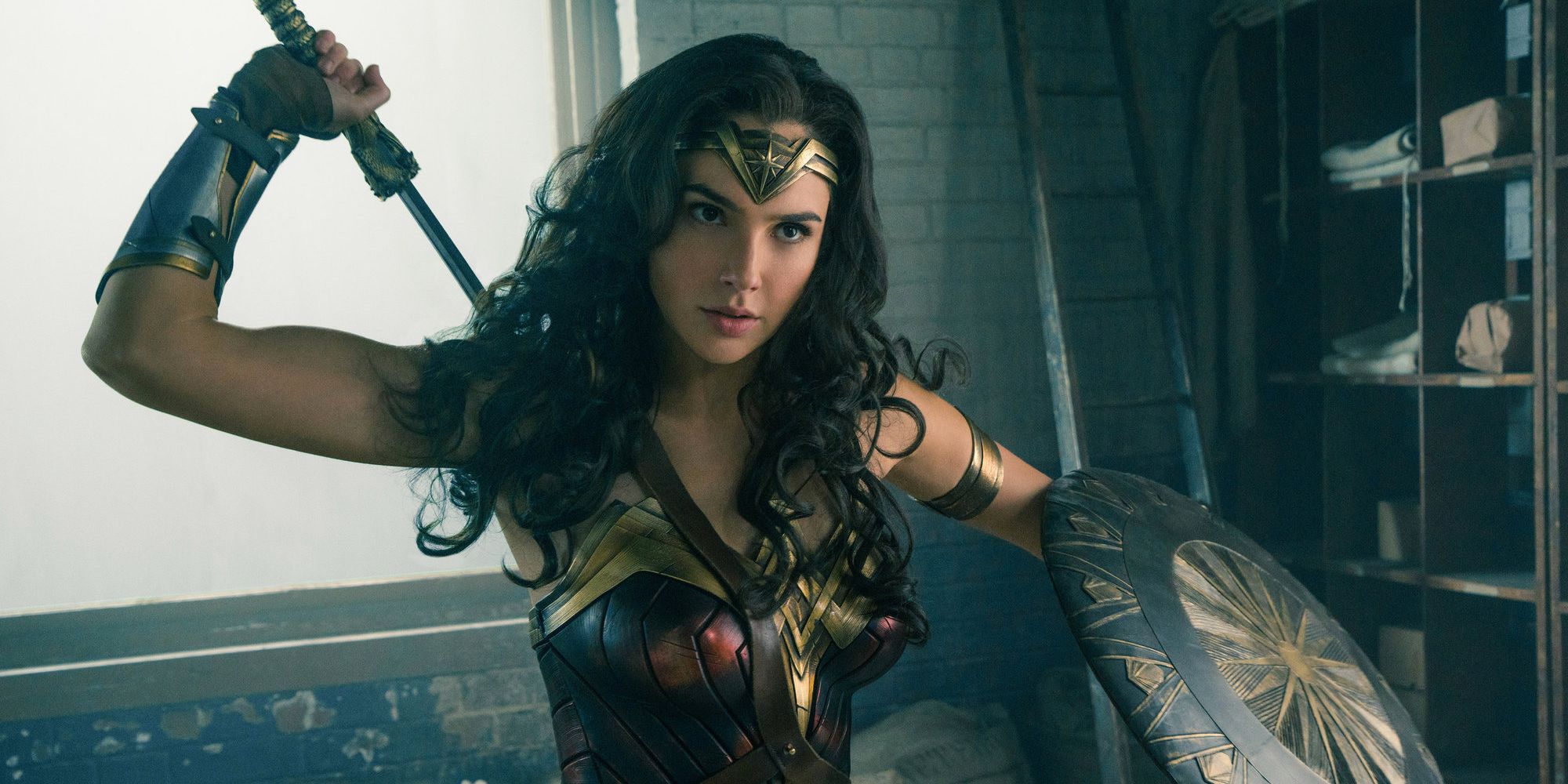 Gal Gadot prepares to fight in Wonder Woman