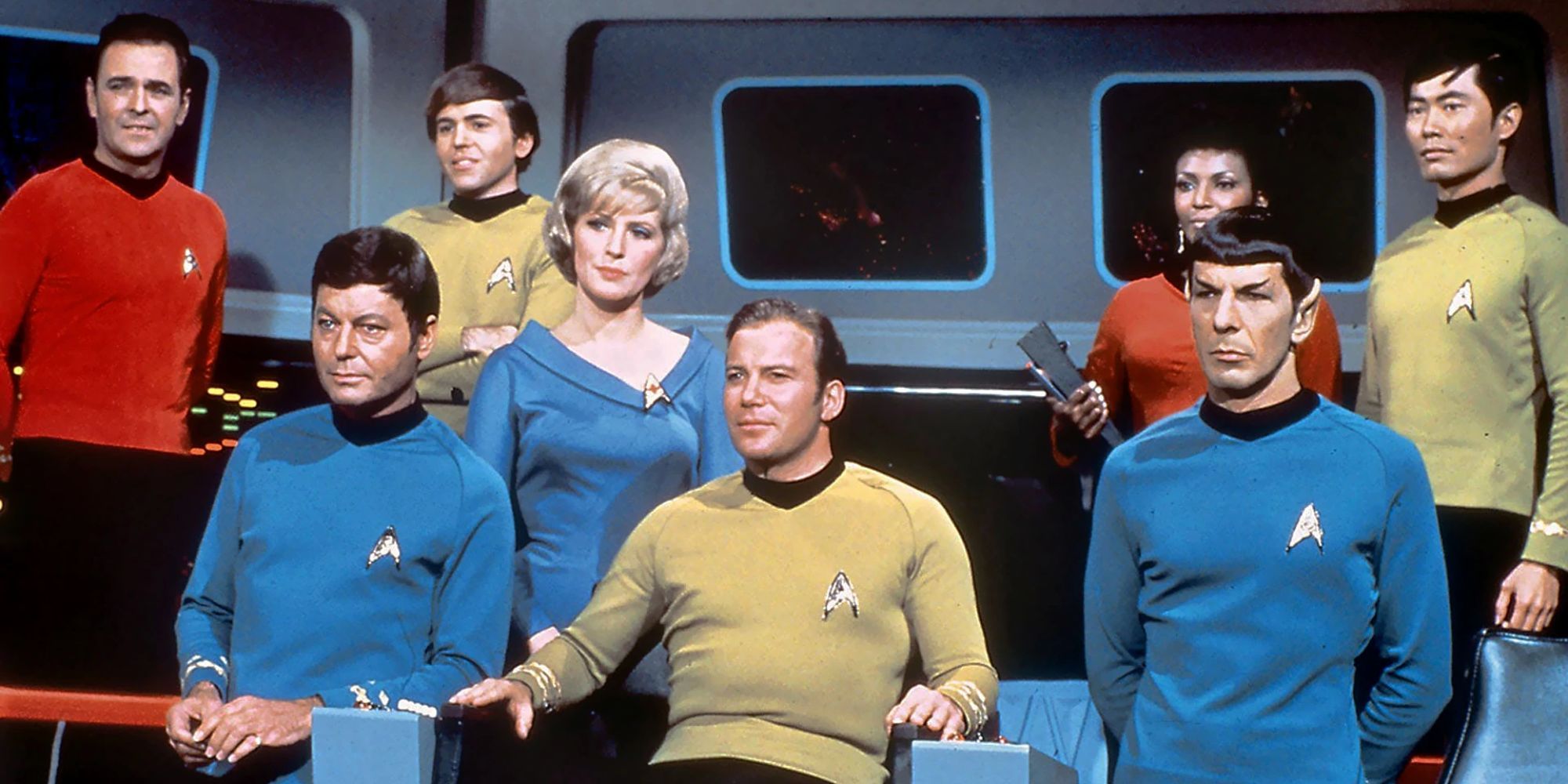The cast of Star Trek