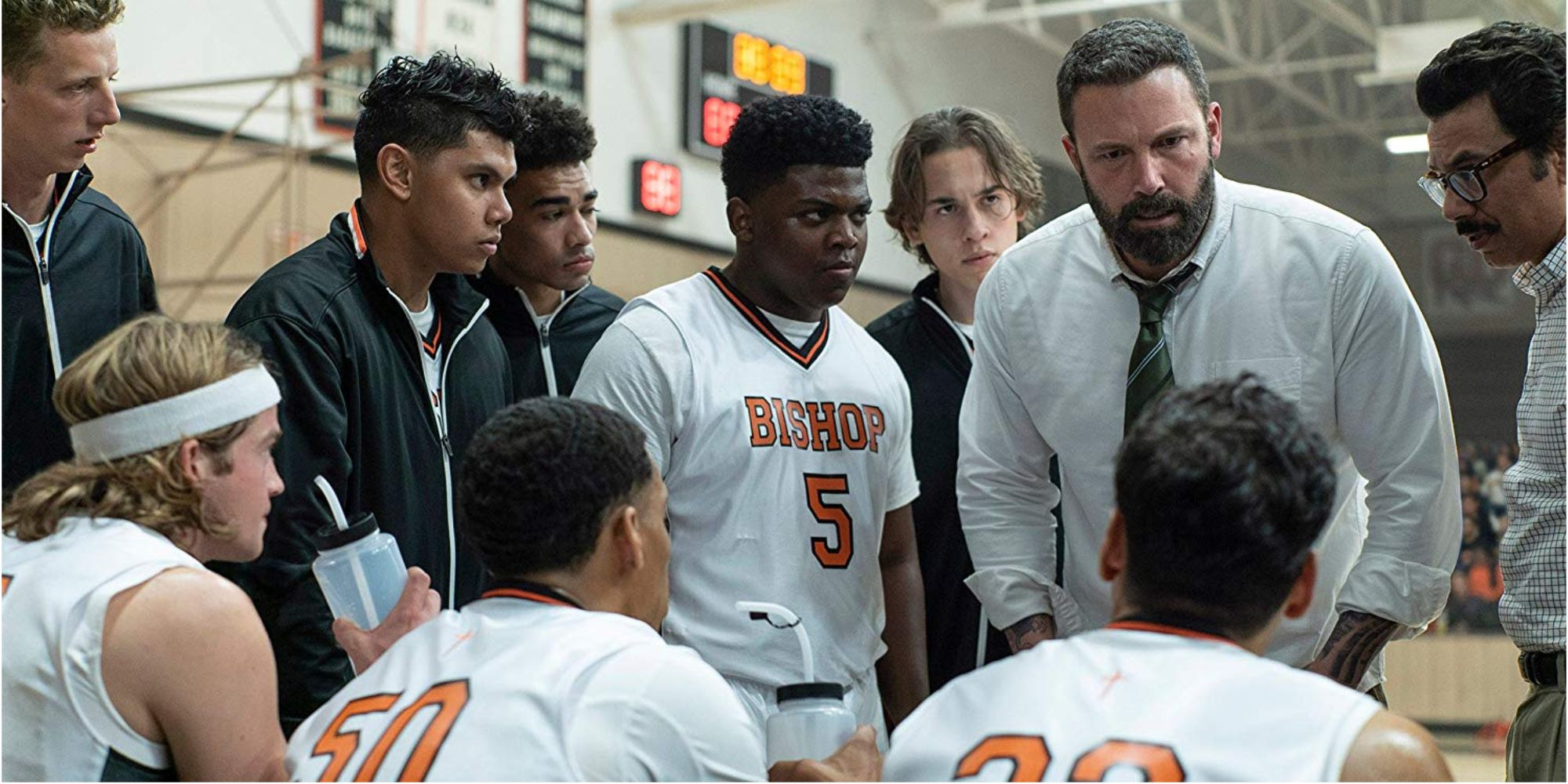 Ben Affleck and the basketball team in Way Back