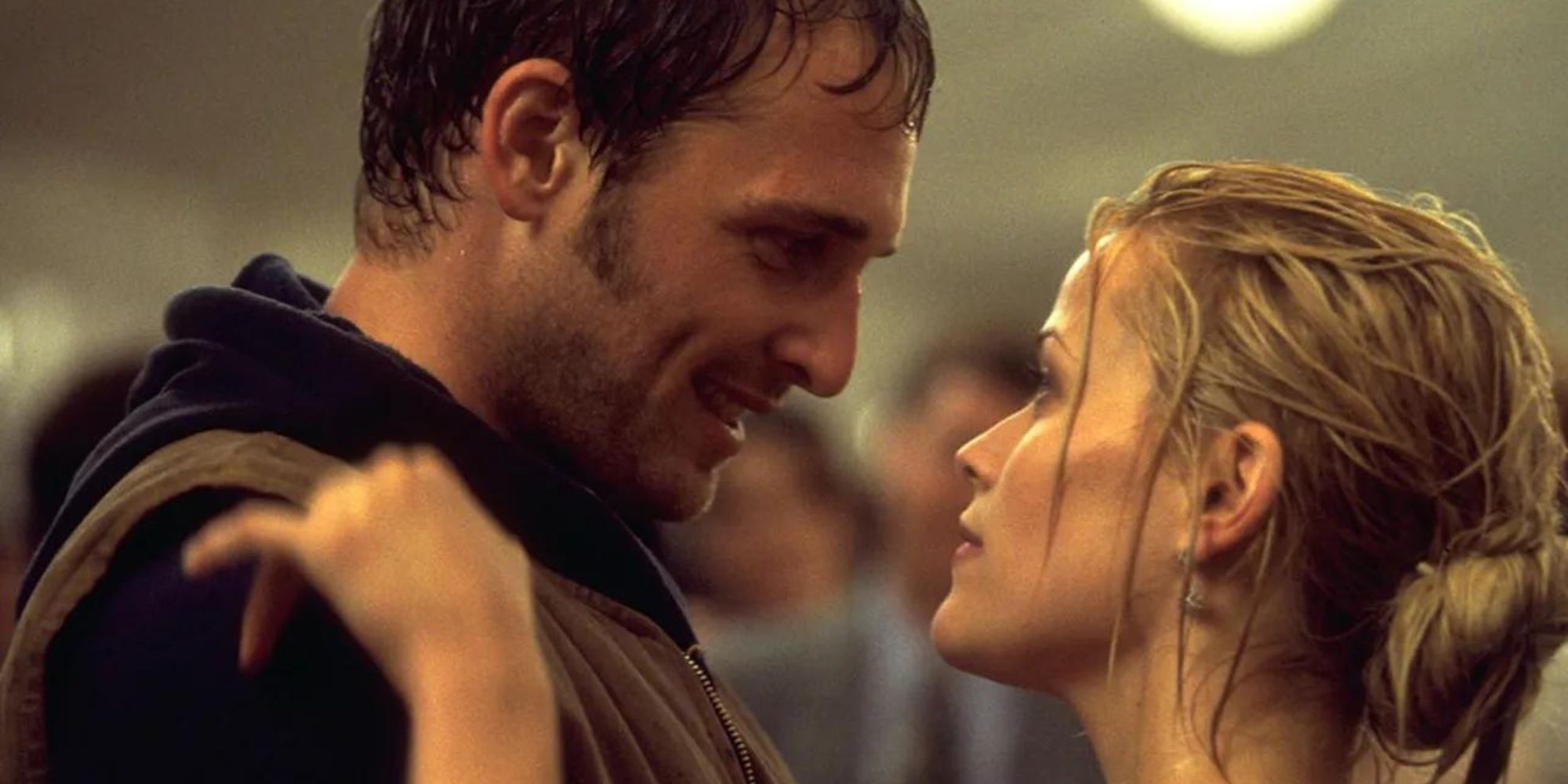 Jake and Melanie from Sweet Home Alabama dancing in the rain