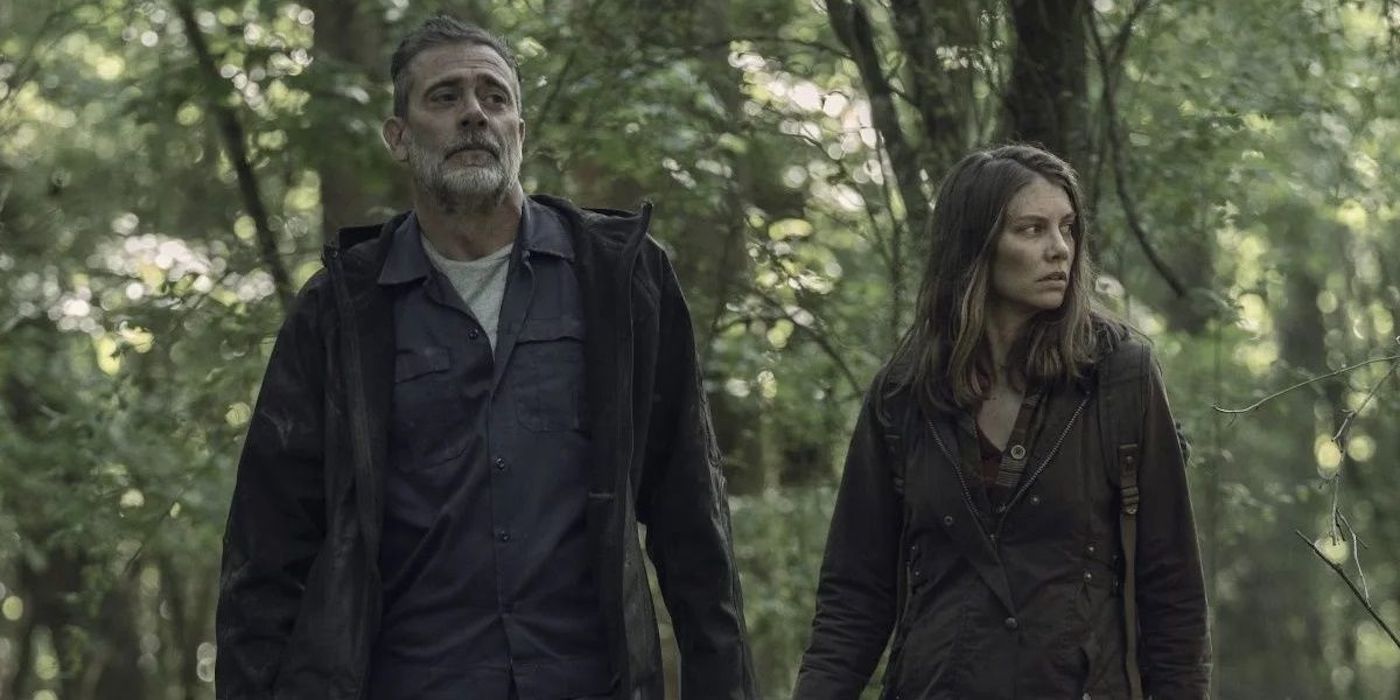 Maggie and Negan in The Walking Dead