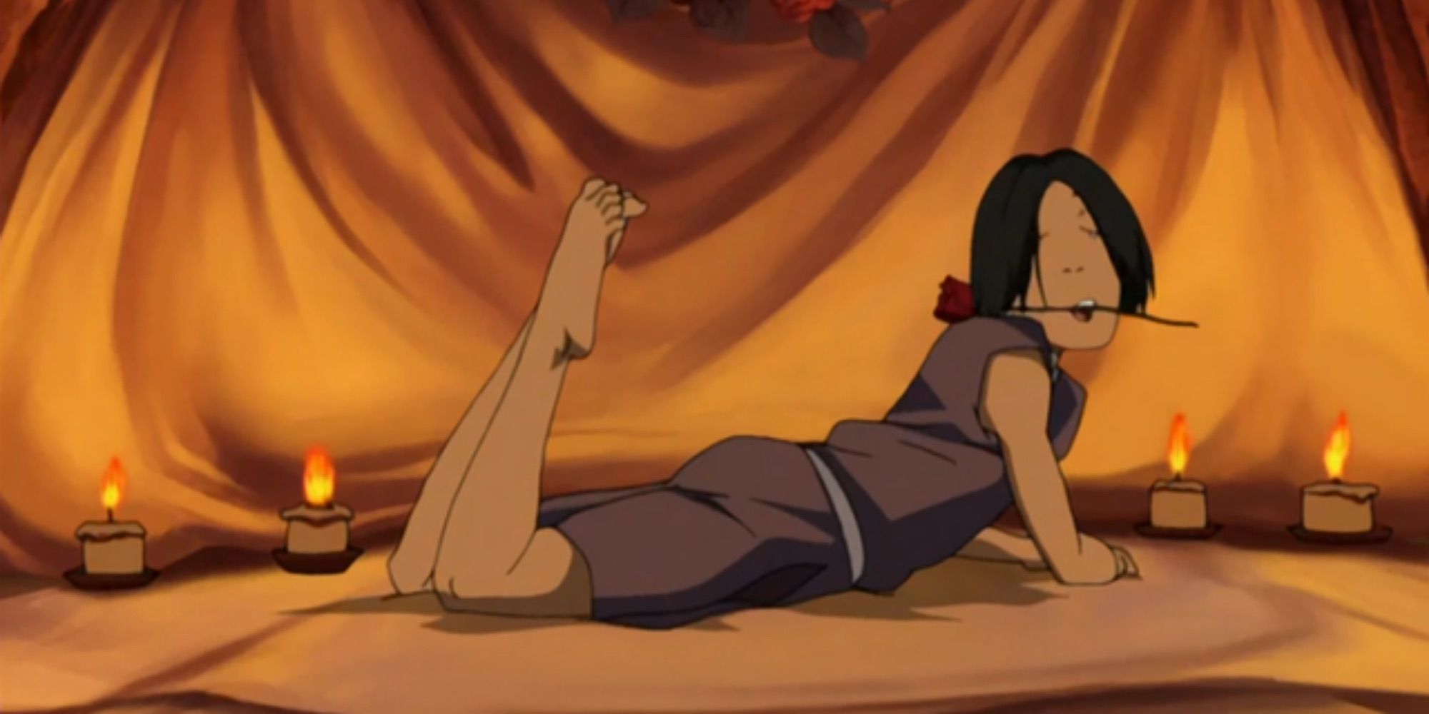 Sokka in a tent
