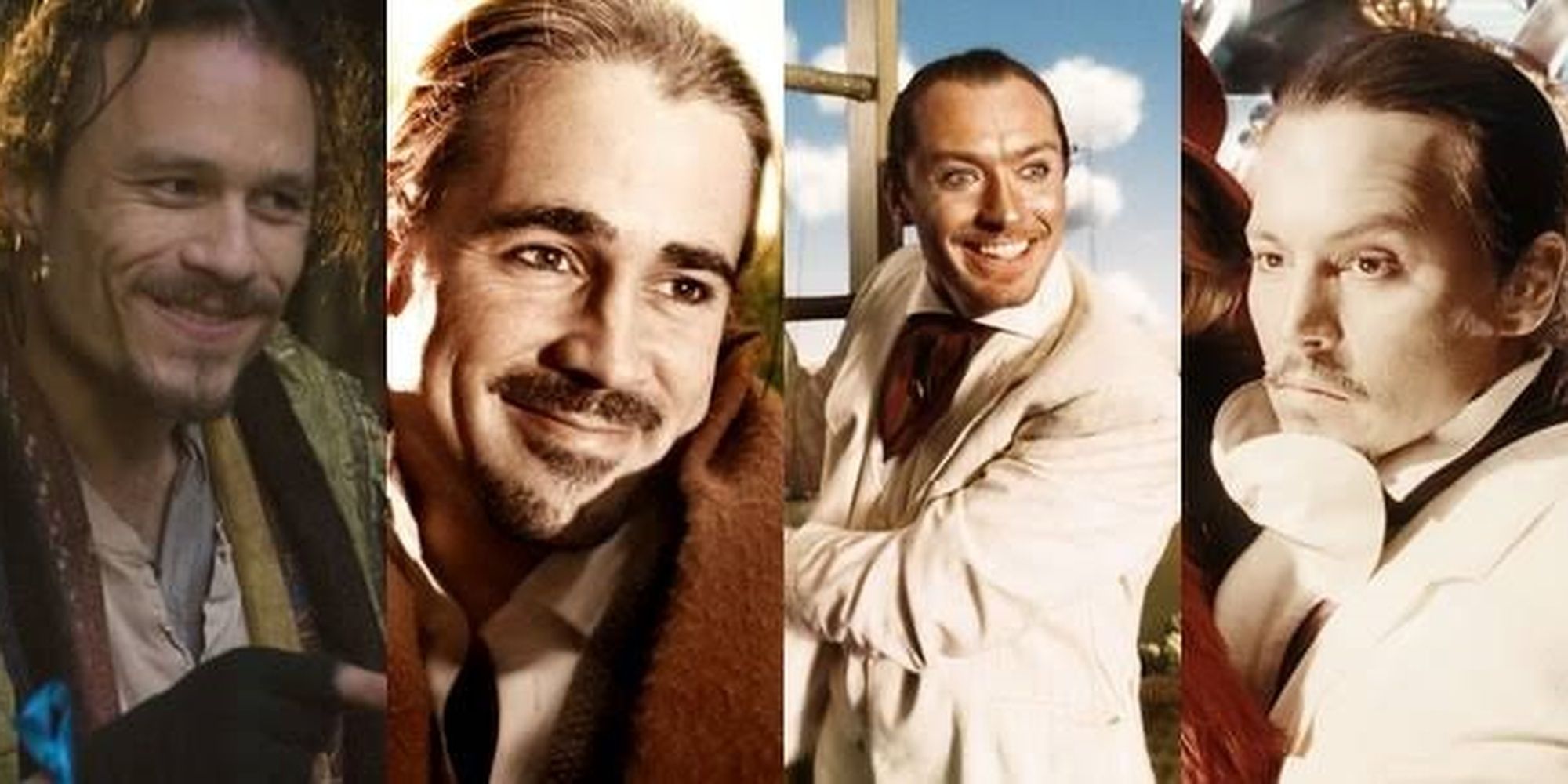 Heath Ledger, Colin Farrell, Jude Law and Johnny Depp play the same role