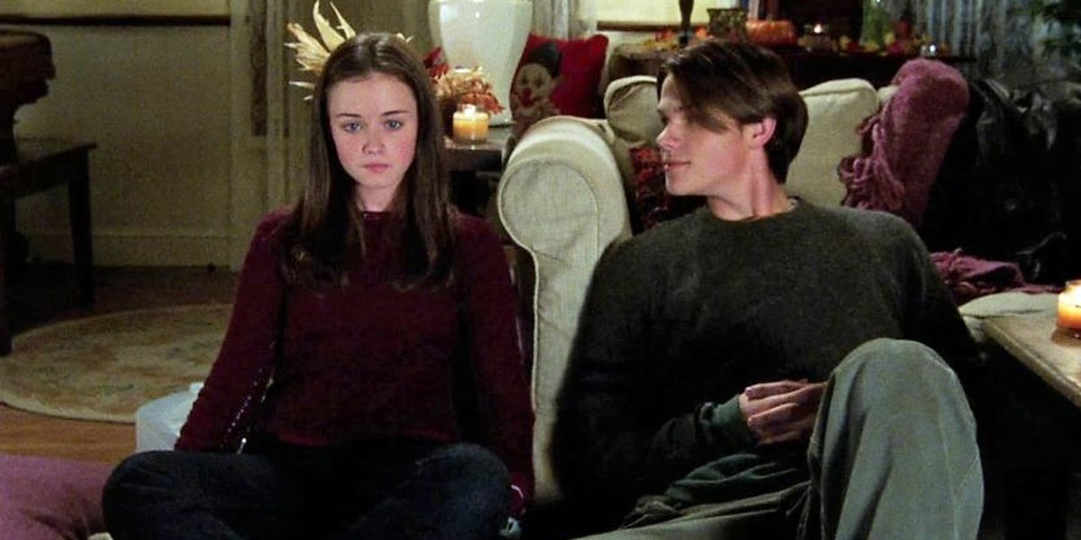 Rory (Alexis Bledel) and Dean (Jared Padalecki) in Gilmore Girls.