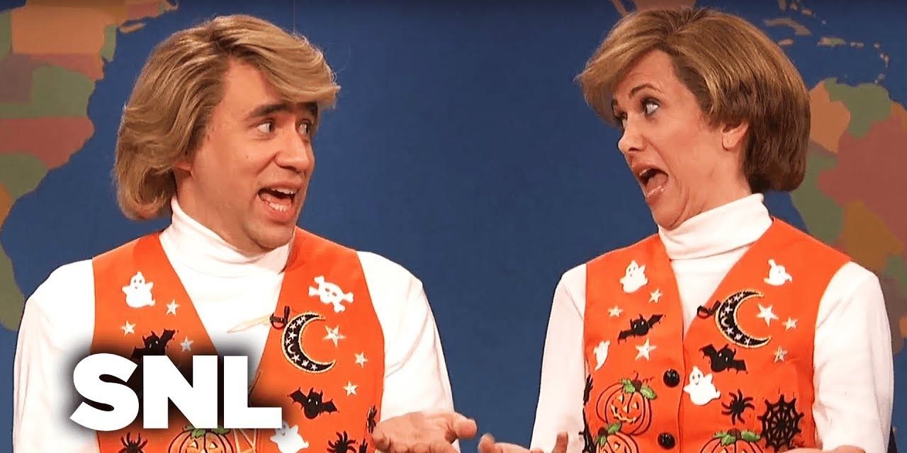 Fred Armisen and Kristen Wiig as Garth and Cat in SNL