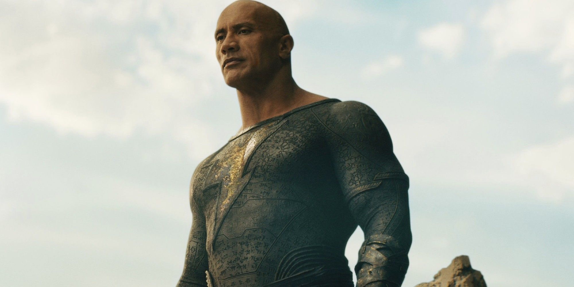 Dwayne Johnson as Black Adam in Black Adam.