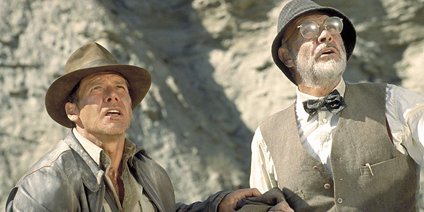 Harrison Ford and Sean Connery in Indiana Jones and the Last Crusade
