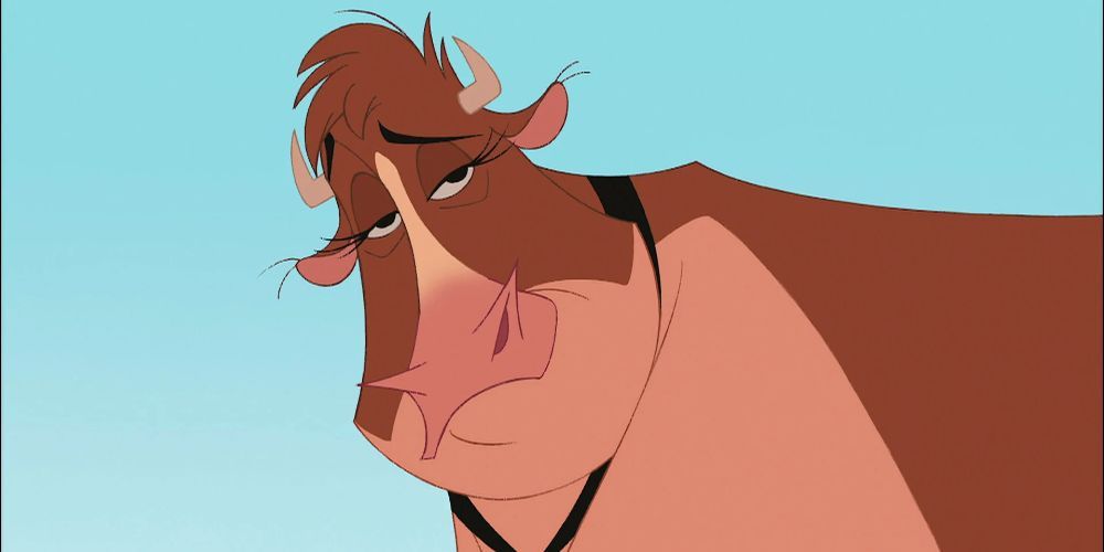 Maggie the cow looks smug