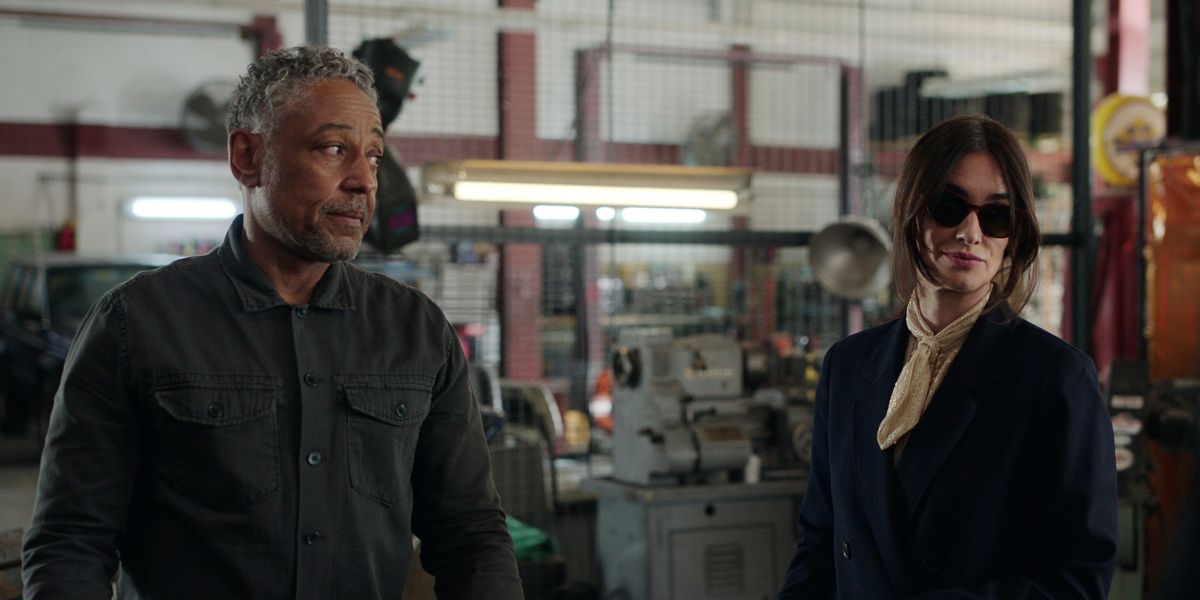 Giancarlo Esposito and Pas Vegas as Leo and Ava in Netflix's Kaleidoscope
