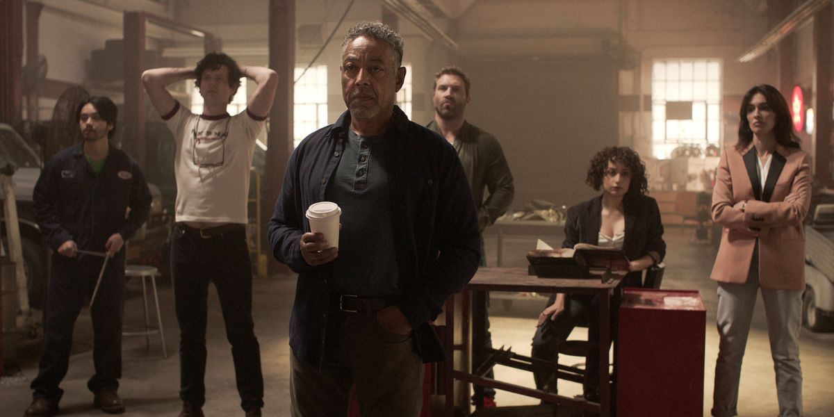 Giancarlo Esposito as Leo among the talent ensemble in Netflix's Kaleidoscope. 
