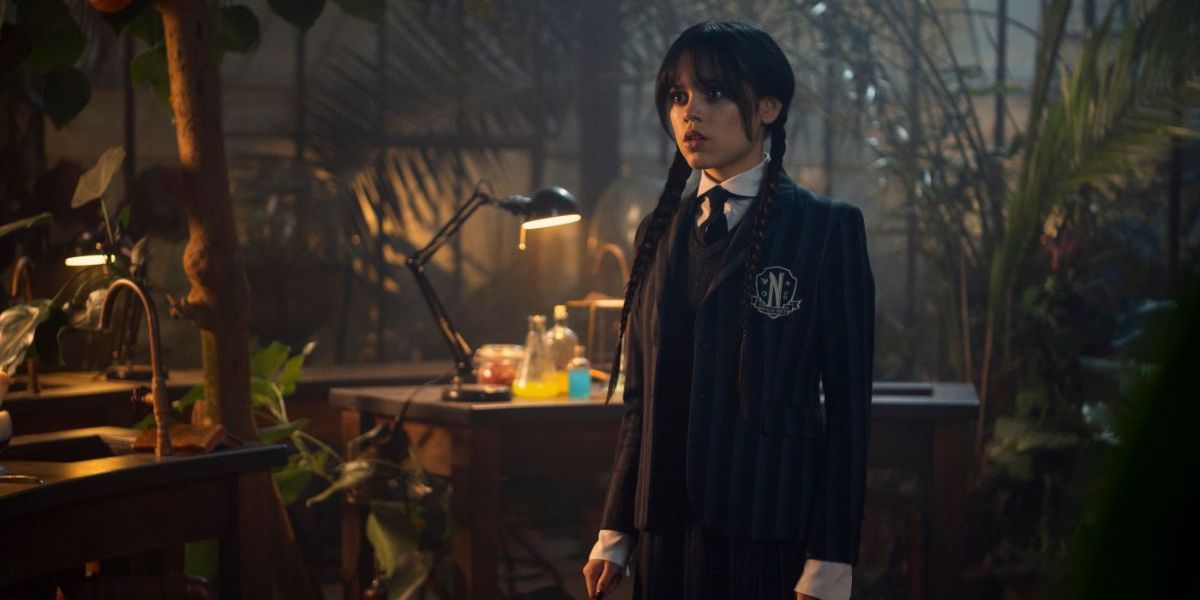 Jenna Ortega as Wednesday in the Netflix series Wednesday