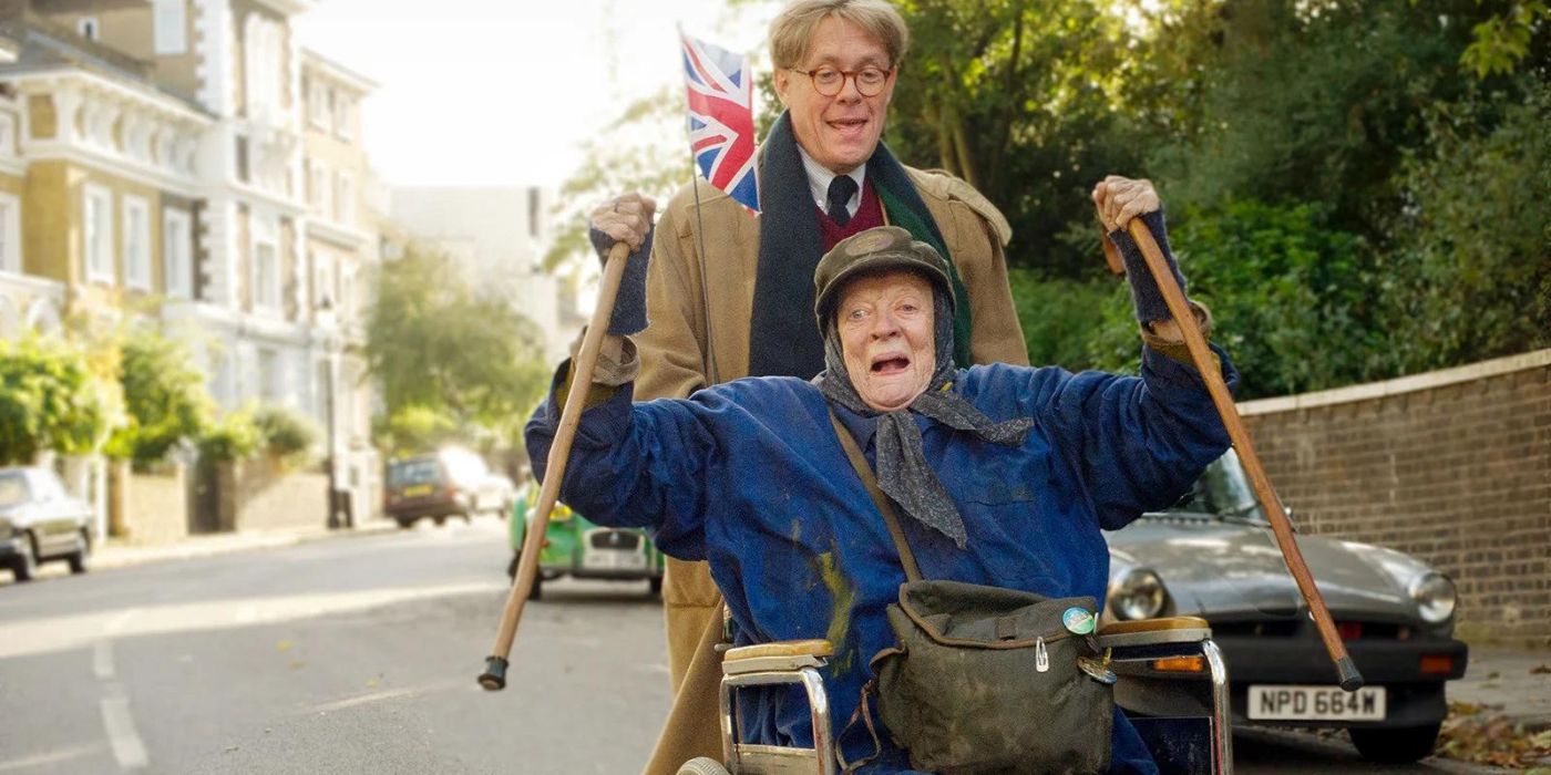 Alex Jennings and Maggie Smith in The Lady in the Van