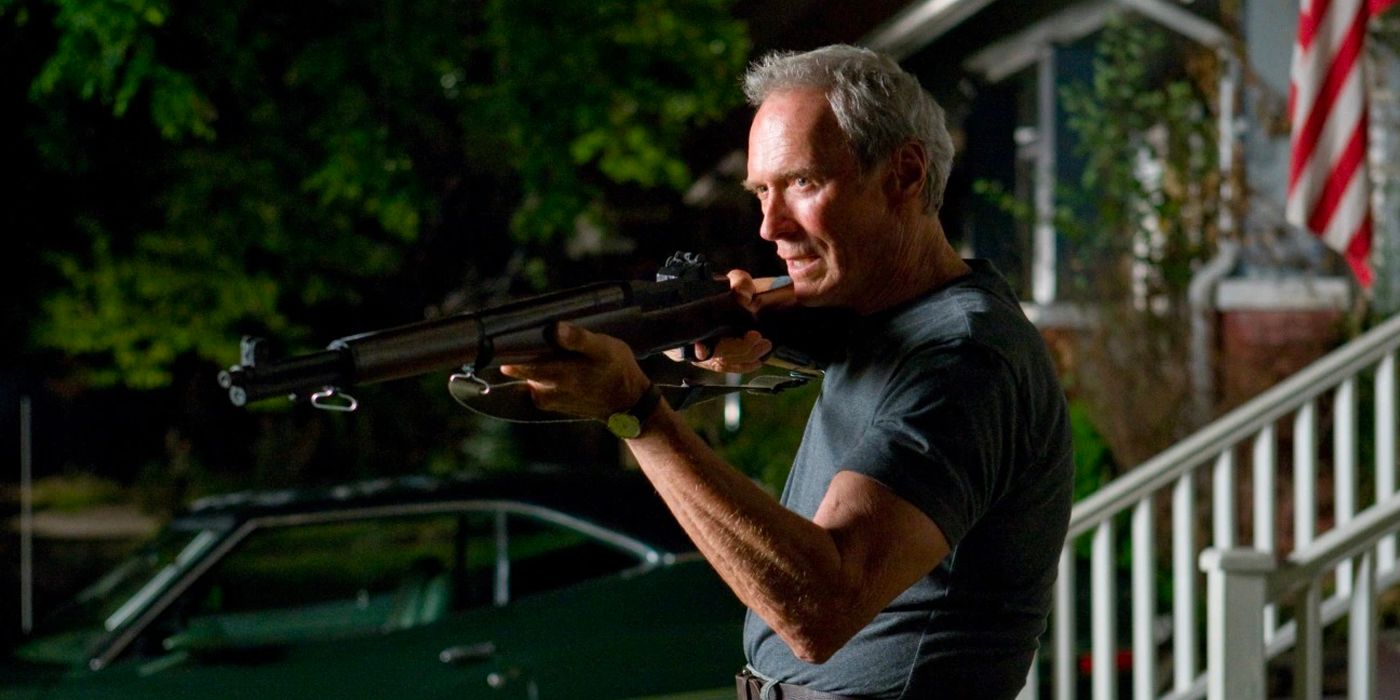 Clint Eastwood at Gran Torino