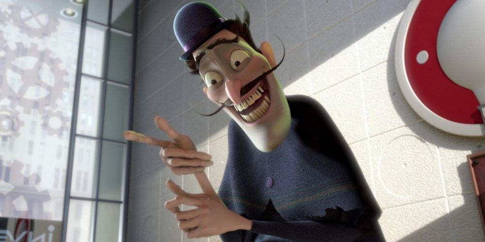 The guy in the bowler hat is trying to be cool