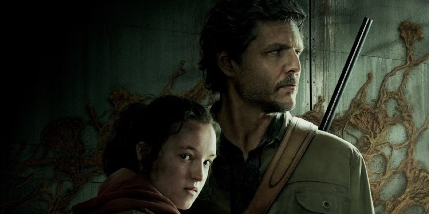 Pedro Pascal and Bella Ramsey in The Last of Us poster