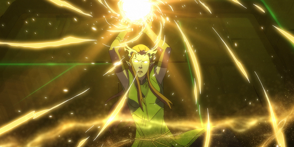 Kaylet unleashes the power of the sun in The Legend of Vox Machina