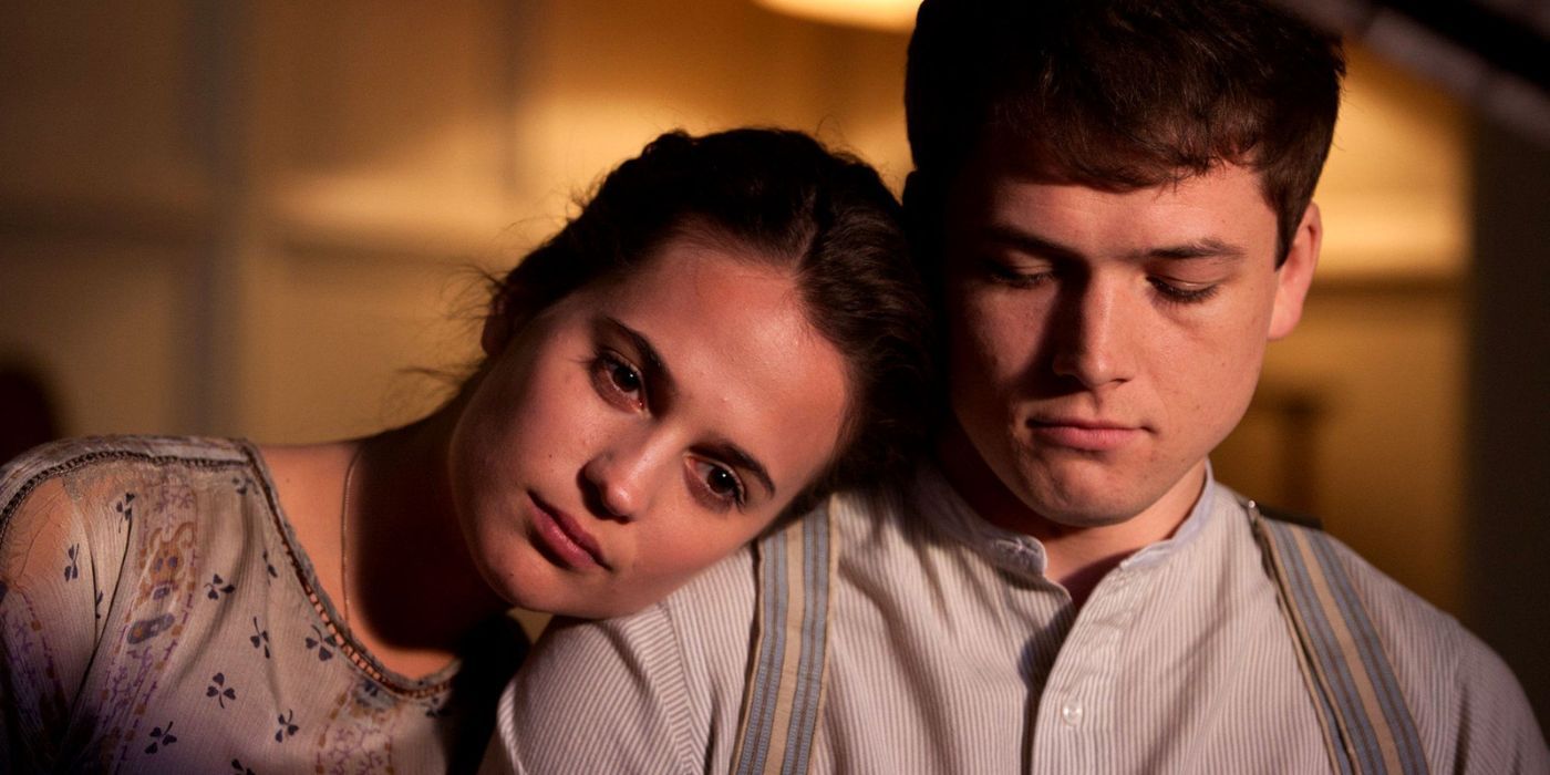 Faith leans her head on Edward's shoulder in Testament of Youth.