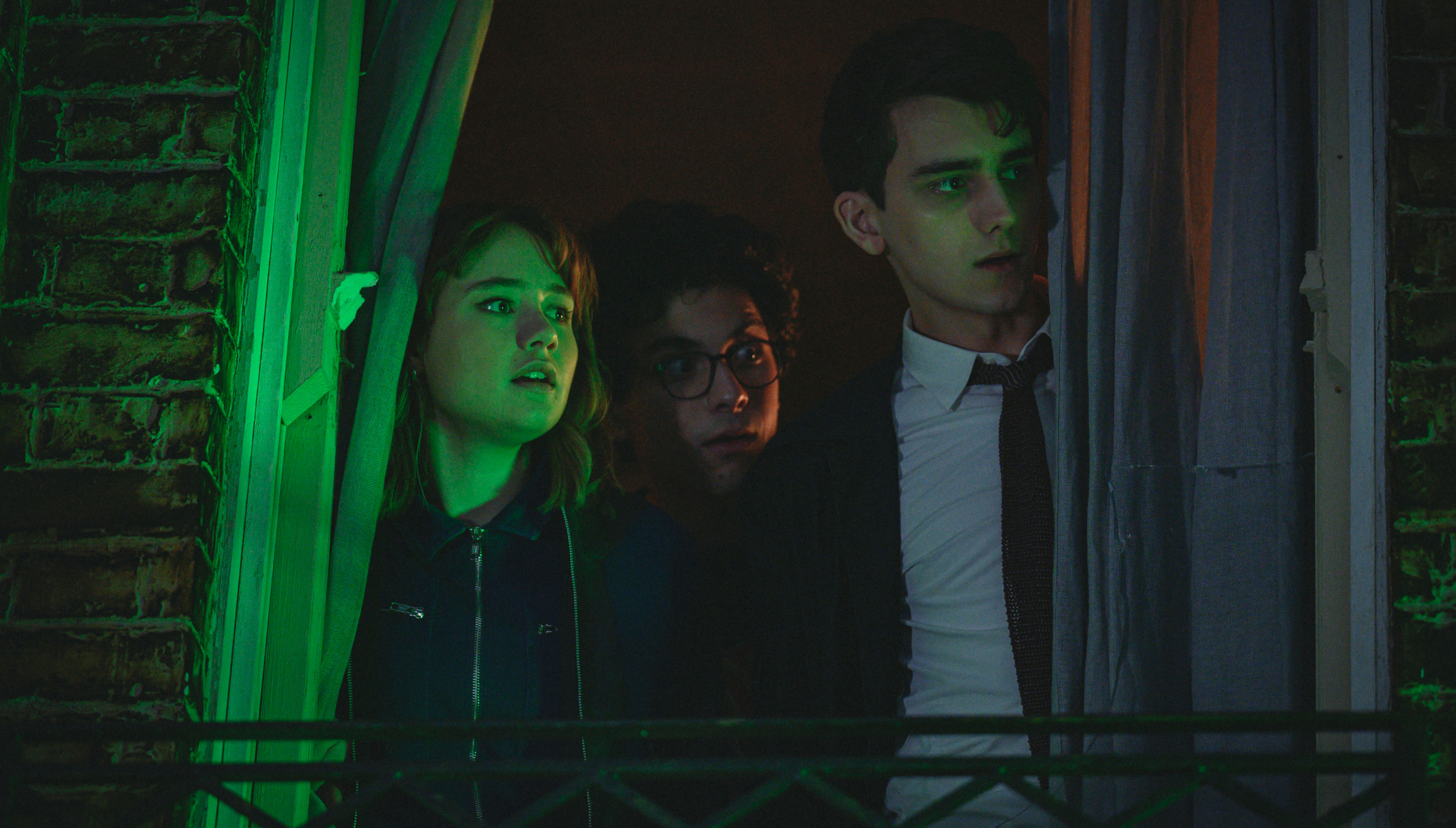 Lockwood and other actors Ruby Stokes, Ali Hadji-Heshmati and Cameron Chapman
