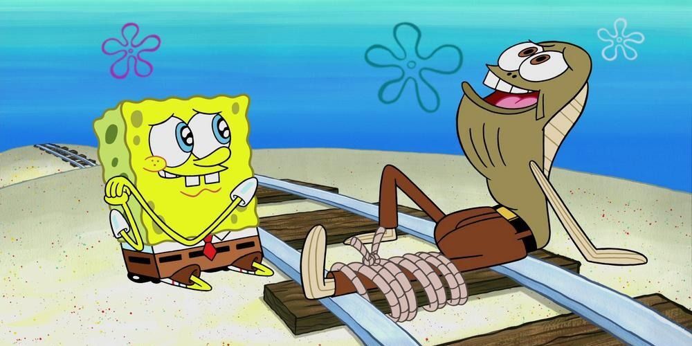 SpongeBob and Fred the Fish 