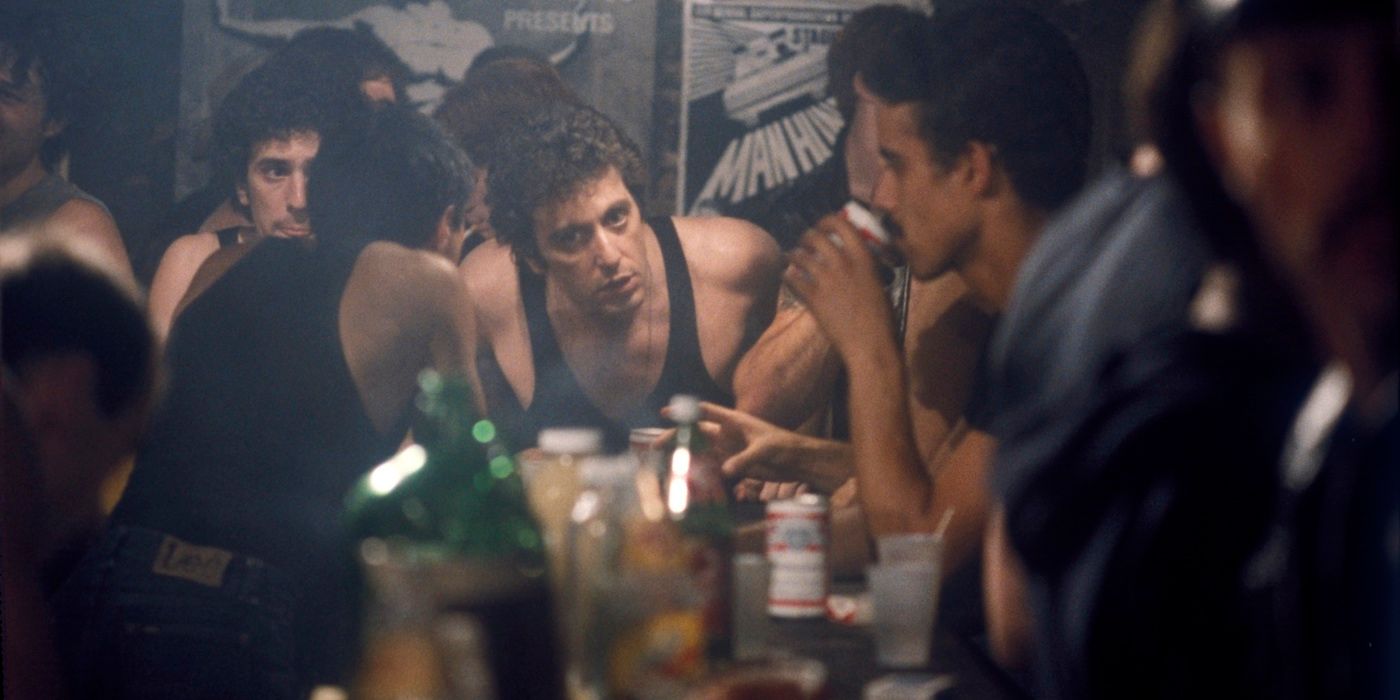 Al Pacino in a crowded bar at Cruise