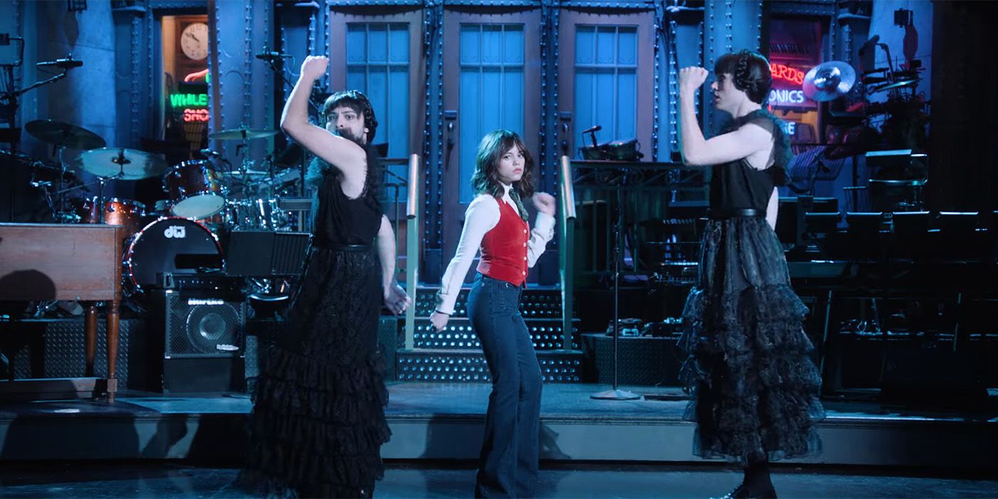 Jenna Ortega and Please Dont Destroy Dance Wednesdays on SNL