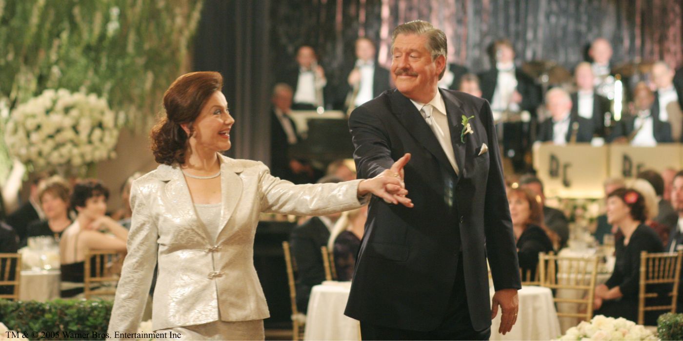 Emily and Richard dance at a wedding on Gilmore Girls.
