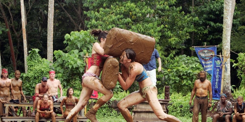 Mud Trial in Survivor: Heroes vs Villains