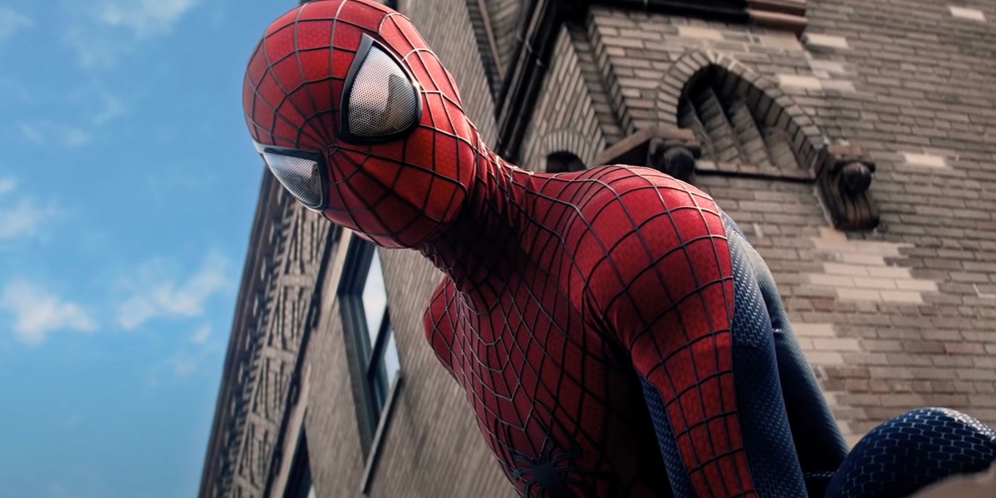 Andrew Garfield as Spider-Man in The Amazing Spider-Man 2