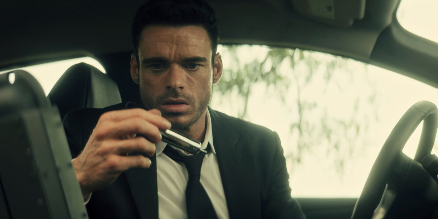 Richard Madden as Mason Kane in The Citadel 