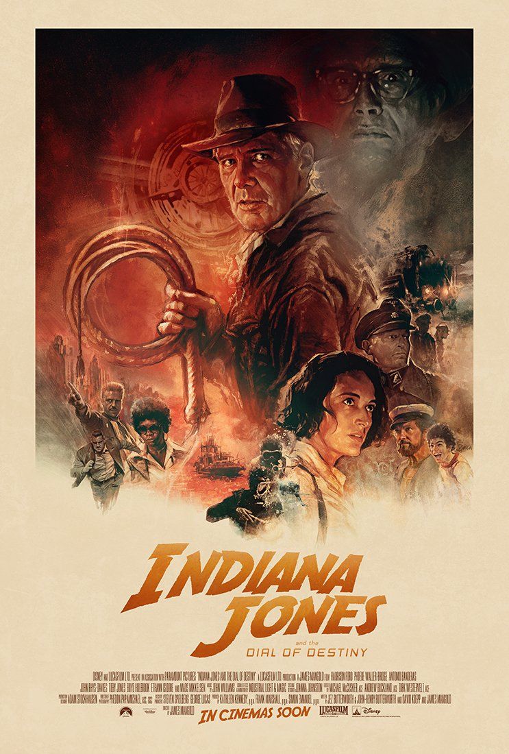 indiana jones and the dial of fate poster
