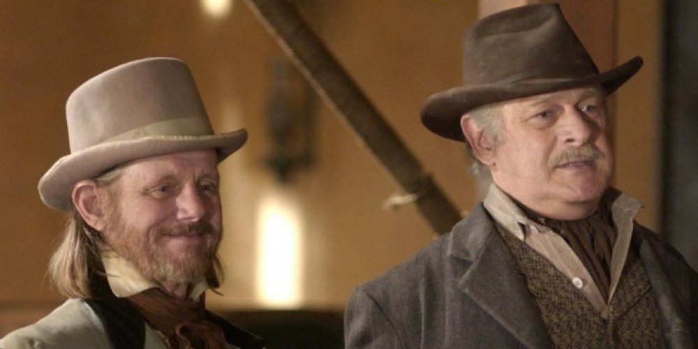 E.B.  Farnum and William Hearst at Deadwood.