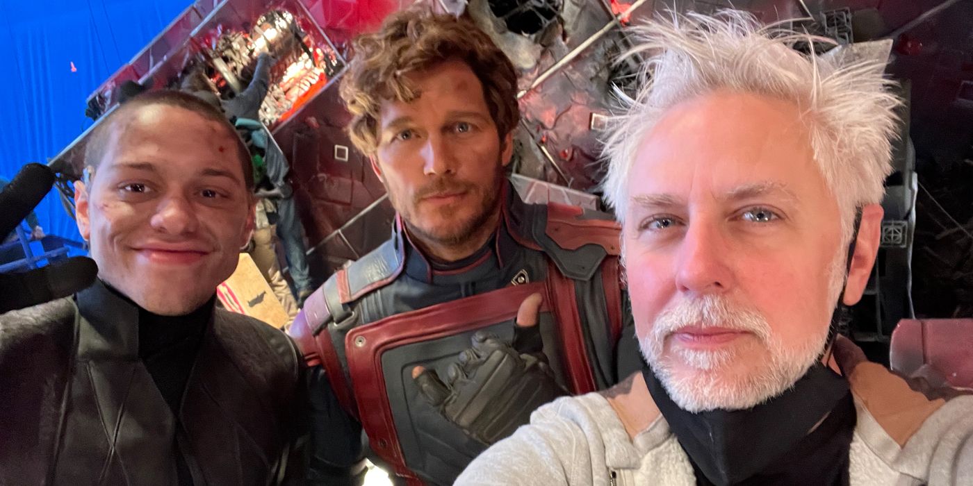 james-gunn-chris-pratt-pete-davidson-guardians-of-the-galaxy-volume-3-set