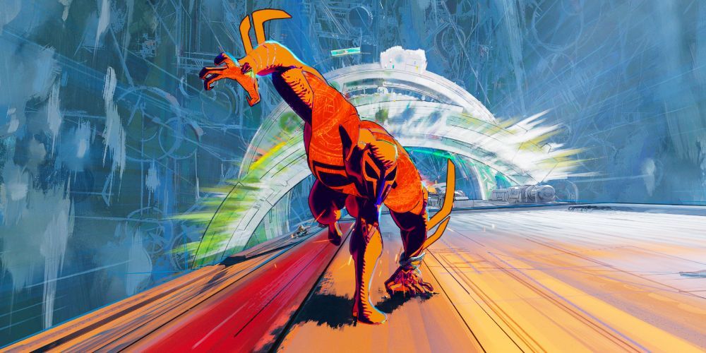Spider-Man 2099 in Spider-Man: Into the Spider-Verse.