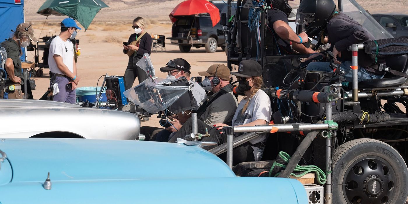 Matthew Libatik behind the scenes of Don't Worry Darling
