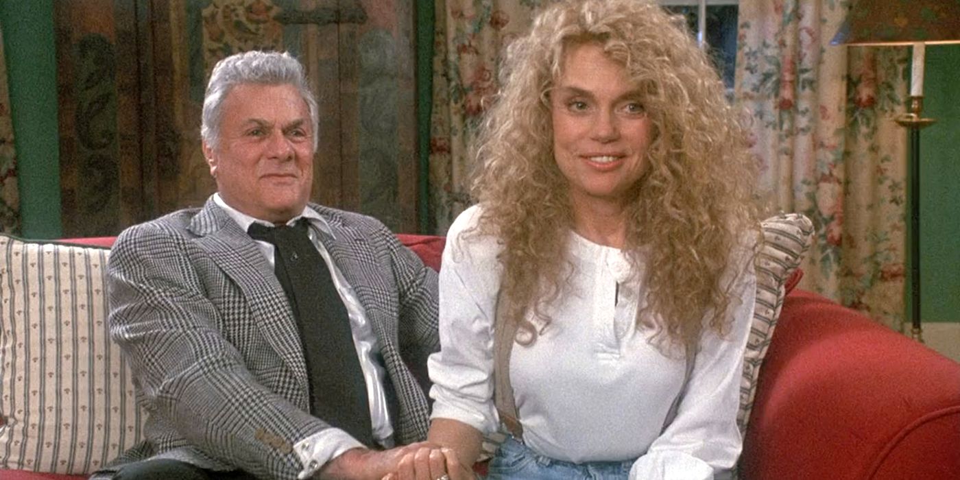 Dian Cannon and Tony Curtis in Christmas in Connecticut (1992)