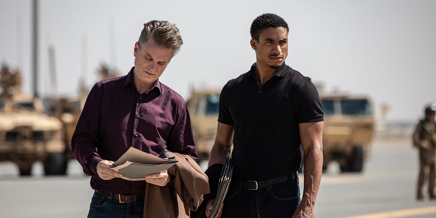 Shea Whigham and Greg Tarzan Davis in Mission: Impossible: The Wages of Death, Part One