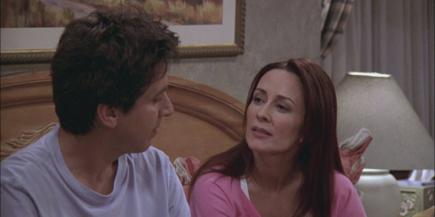 Ray and Debra in bed in Everybody Loves Raymond series finale