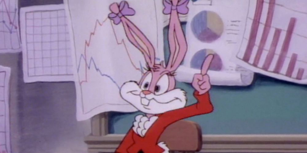 Babs Bunny dressed up