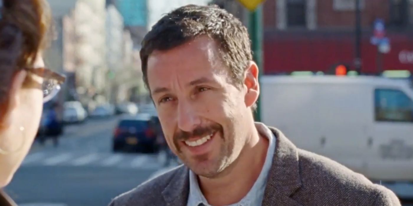 Adam Sandler as Danny in The Meyerowitz Stories.