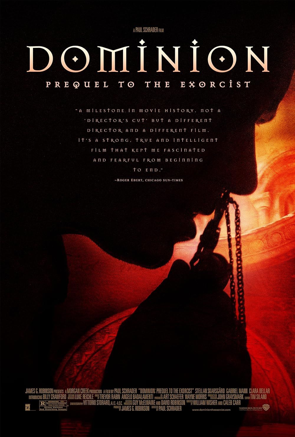 Dominon, prequel to The Exorcist 1 poster