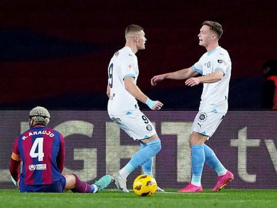 Dovbik’s goal and Tsygankov’s assist: Girona sensationally defeated Barcelona on its field (video)
