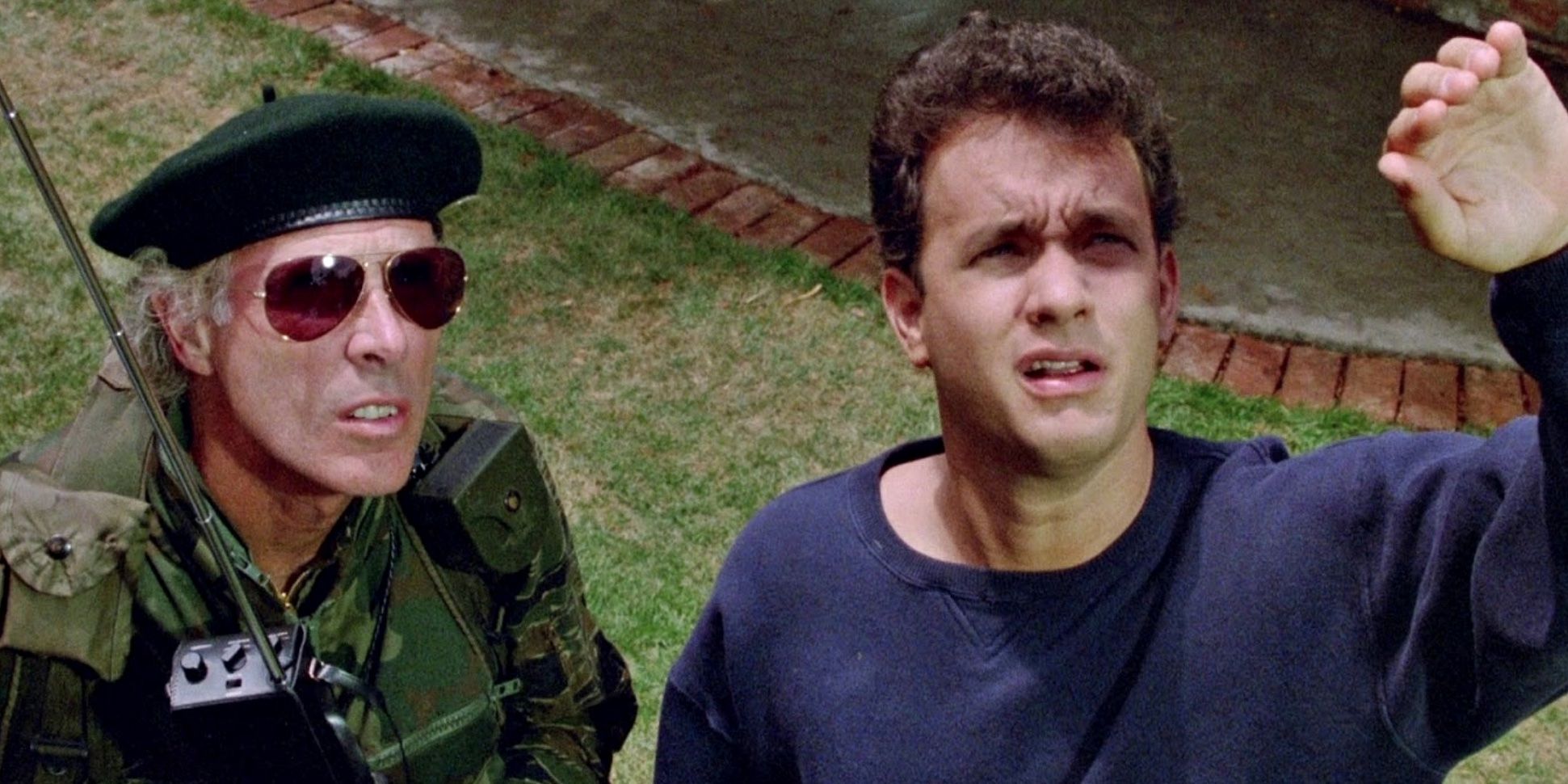 Tom Hanks and Bruce Dern in Suburbs