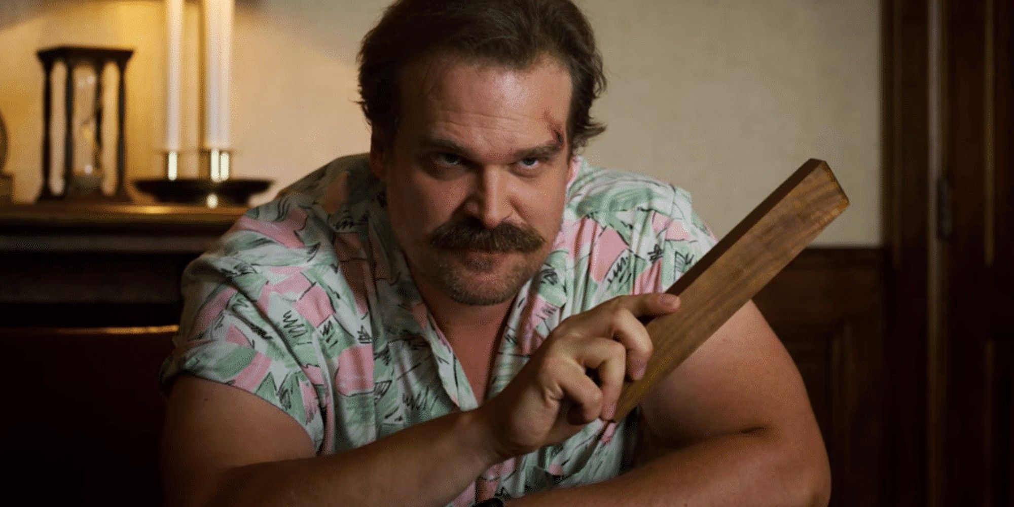 David Harbor as Jim Hopper in Stranger Things