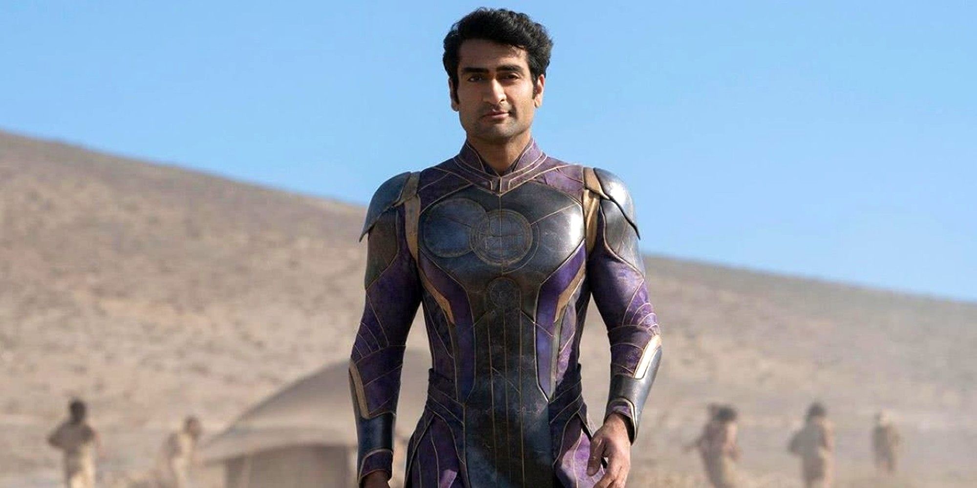 Kumail Nanjiani smirks as Kingo in The Eternals