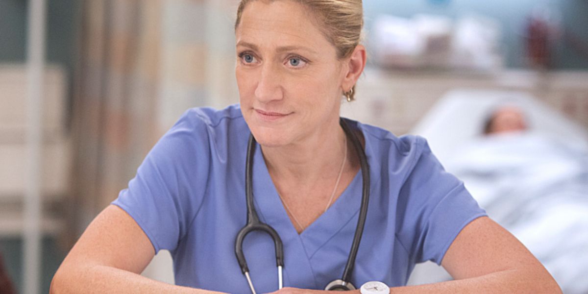 Edie Falco as Jackie Peyton in Nurse Jackie