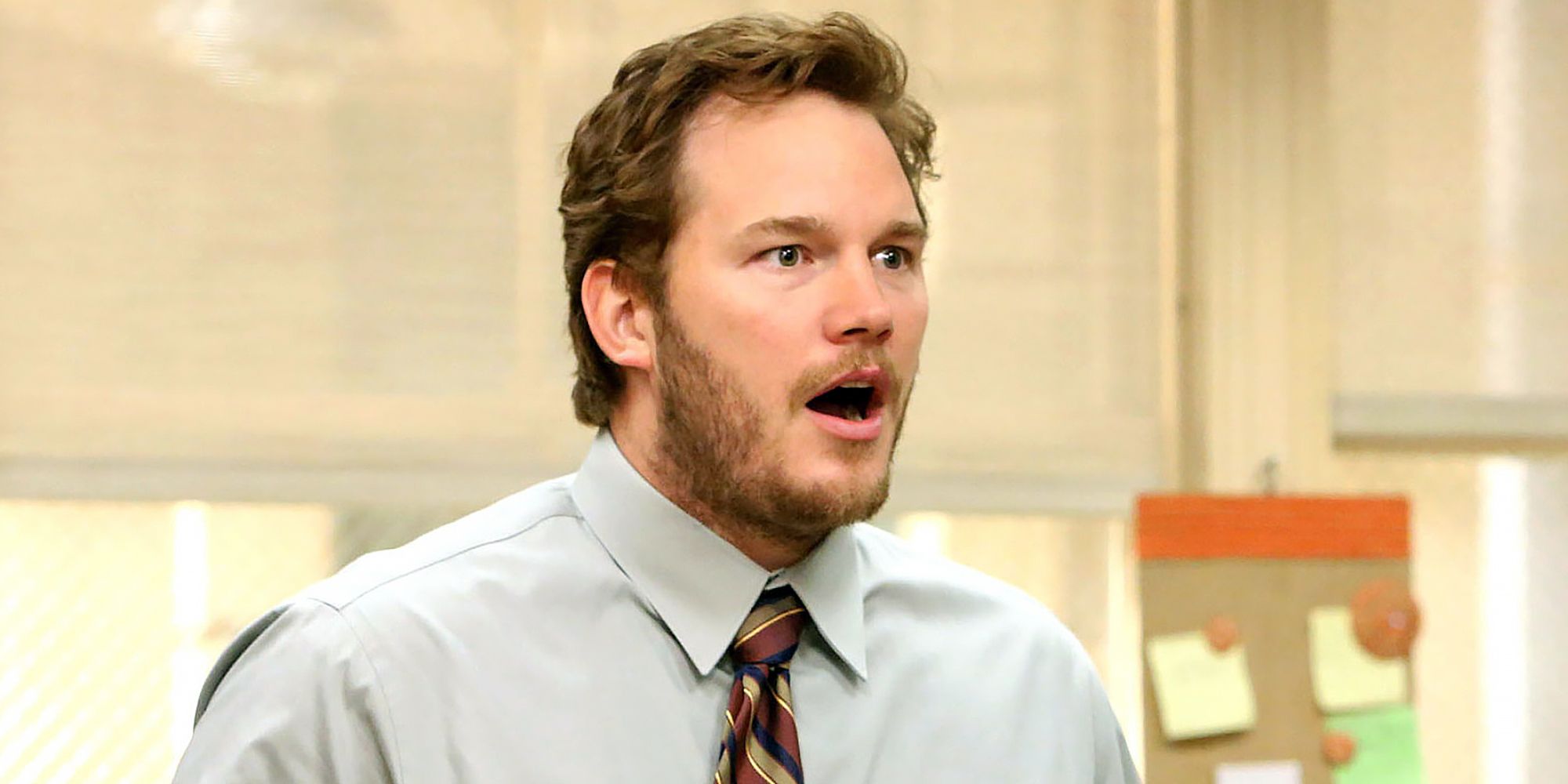 Chris Pratt as Andy Dwyer in Parks and Recreation