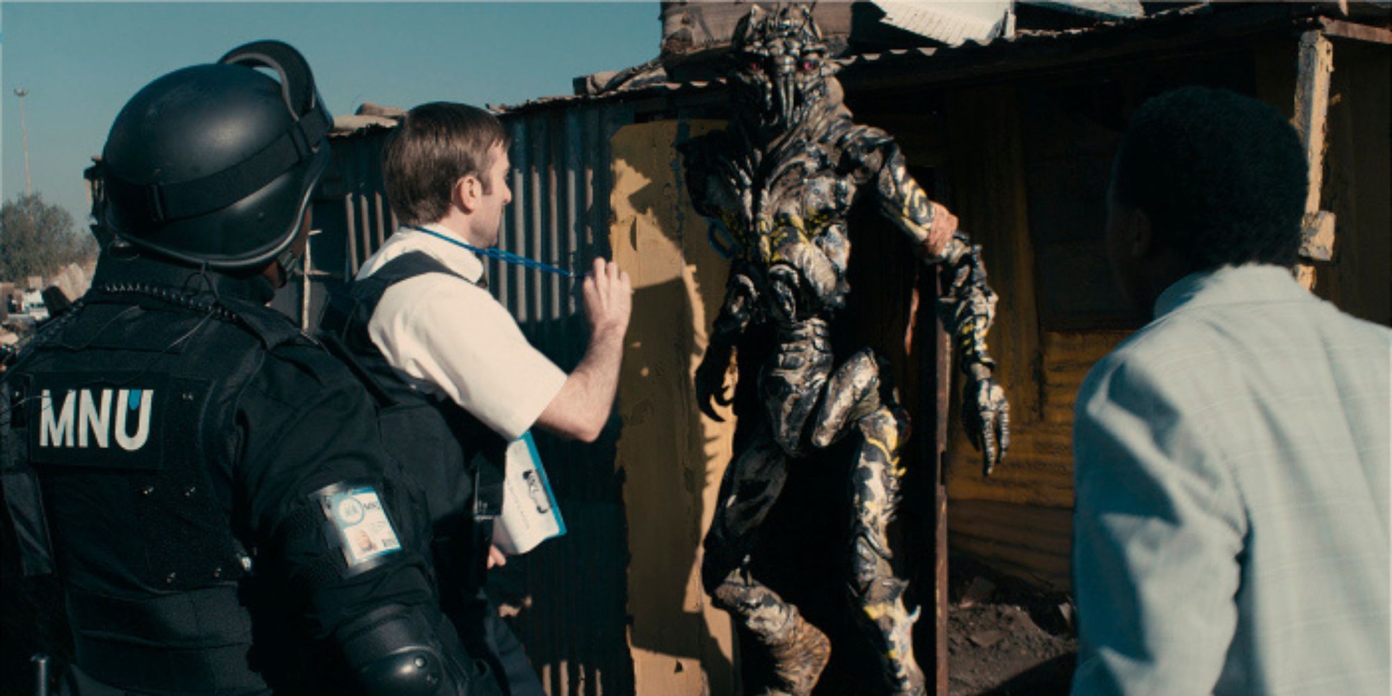 law enforcement on the alien's doorstep